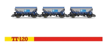 Hornby TT6049 - TT - 3-tlg. Set Selbstentladewagen, ECC
